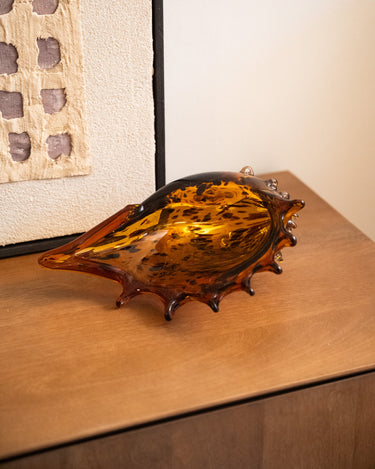 Ornament Shell Feline Glass - Things I Like Things I Love