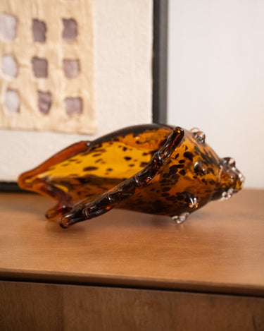 Ornament Shell Feline Glass - Things I Like Things I Love