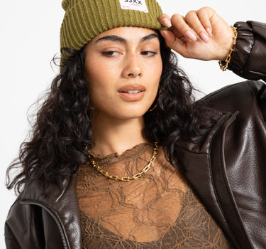 Othelia Knit Beanie Nutria - Things I Like Things I Love