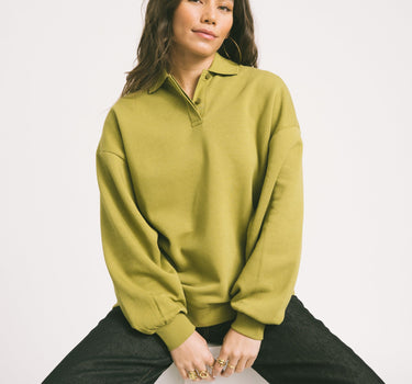 Paloma Loose Polo Green Moss - Things I Like Things I Love