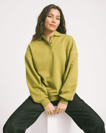 Paloma Loose Polo Green Moss - Things I Like Things I Love