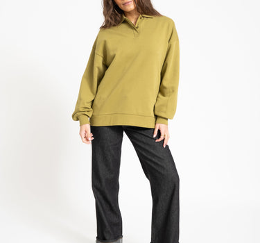 Paloma Loose Polo Green Moss - Things I Like Things I Love
