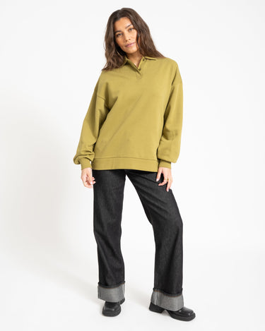 Paloma Loose Polo Green Moss - Things I Like Things I Love