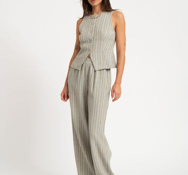 Pants Stripe Green - Things I Like Things I Love