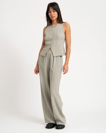 Pants Stripe Green - Things I Like Things I Love