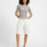 Passi Knee Shorts Snow White - Things I Like Things I Love