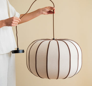 Pendant Lamp Cocoon Linen - Things I Like Things I Love