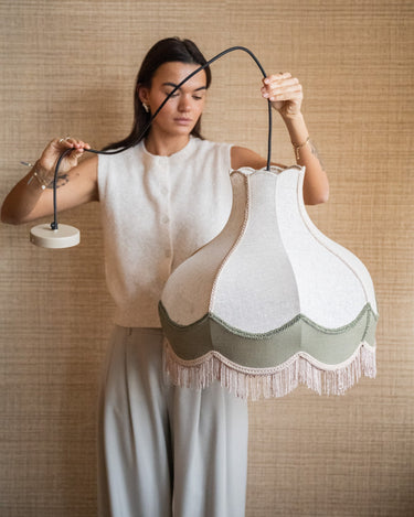 Pendant Lamp Fringaloo Green - Things I Like Things I Love