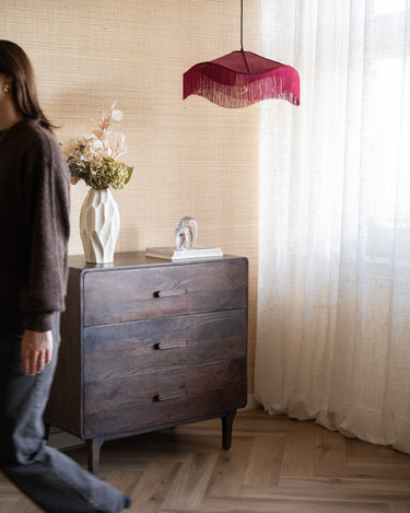 Pendant Lamp Tiffany Burgundy - Things I Like Things I Love