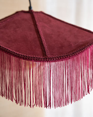 Pendant Lamp Tiffany Burgundy - Things I Like Things I Love