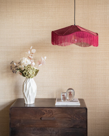 Pendant Lamp Tiffany Burgundy - Things I Like Things I Love