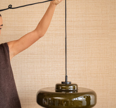 Pendant Lamp Vetro Green - Things I Like Things I Love