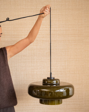 Pendant Lamp Vetro Green - Things I Like Things I Love