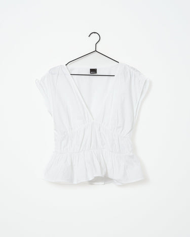 Peplum Top White - Things I Like Things I Love
