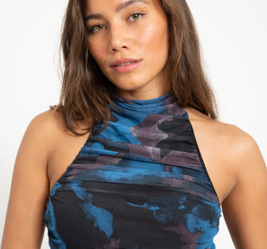 Petrolium Highneck Top Black Morel - Things I Like Things I Love