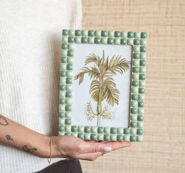 Photo Frame Checker Green - Things I Like Things I Love