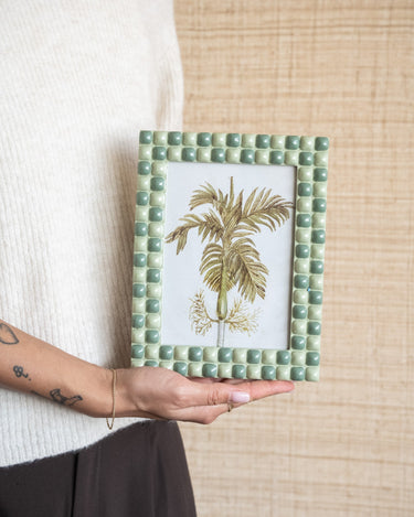 Photo Frame Checker Green - Things I Like Things I Love