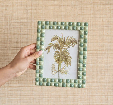 Photo Frame Checker Green - Things I Like Things I Love