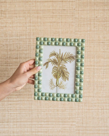 Photo Frame Checker Green - Things I Like Things I Love