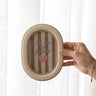 Photo Frame Oval Beige - Things I Like Things I Love