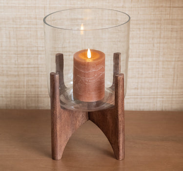 Pillar Candle Led Rustic Terra - Things I Like Things I Love