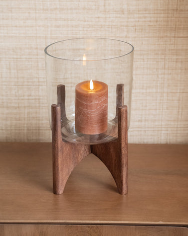 Pillar Candle Led Rustic Terra - Things I Like Things I Love