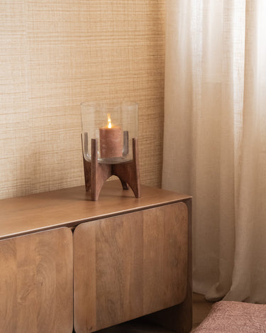 Pillar Candle Led Rustic Terra - Things I Like Things I Love