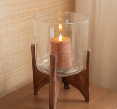 Pillar Candle Led Rustic Terra - Things I Like Things I Love