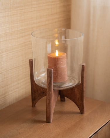 Pillar Candle Led Rustic Terra - Things I Like Things I Love