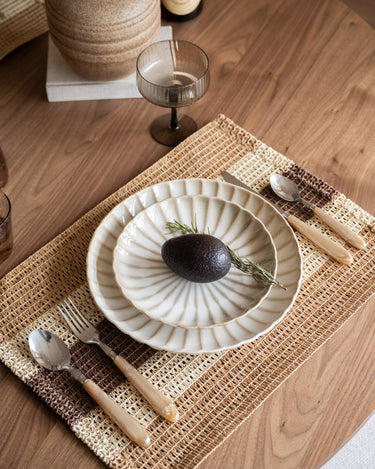 Placemat Alexia Raffia Brown - Things I Like Things I Love