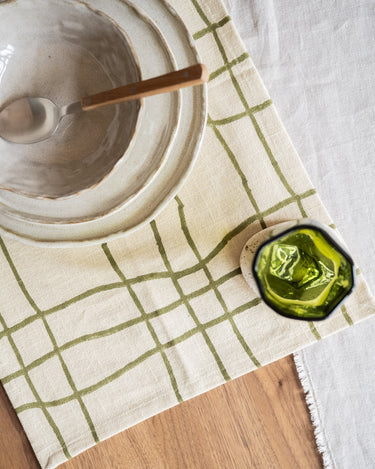 Placemat Batik Groen - Things I Like Things I Love