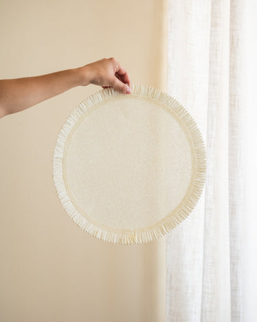 Placemat Rond Geweven - Things I Like Things I Love