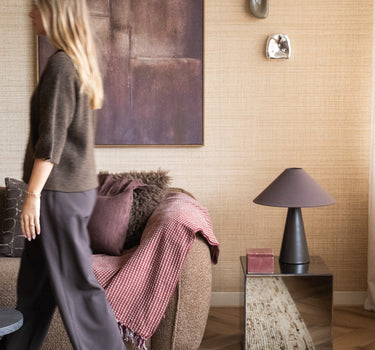 Plaid Luca Franjes Bordeaux - Things I Like Things I Love
