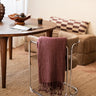Plaid Makalu Gerecyclede Wol Bordeaux - Things I Like Things I Love