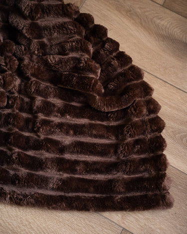 Plaid Rocky Soft Fleece Brown - Things I Like Things I Love