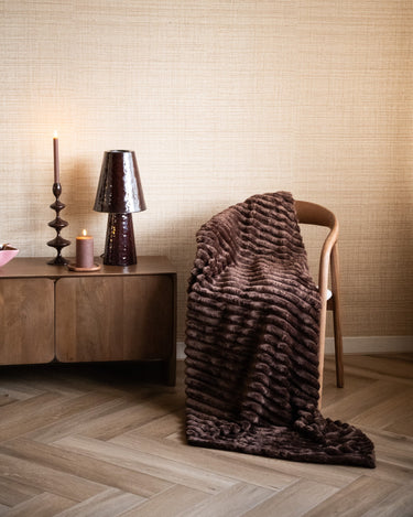 Plaid Rocky Soft Fleece Brown - Things I Like Things I Love