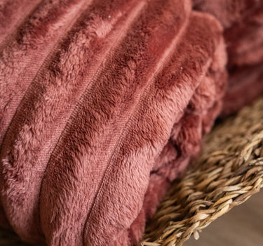 Plaid Rocky Soft Fleece Marsala - Things I Like Things I Love