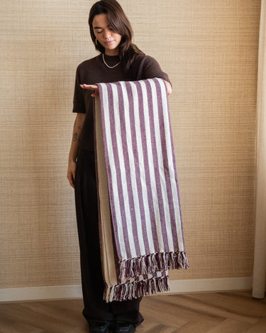 Plaid Stripe Burgundy - Things I Like Things I Love