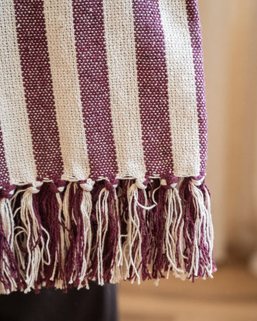 Plaid Stripe Burgundy - Things I Like Things I Love