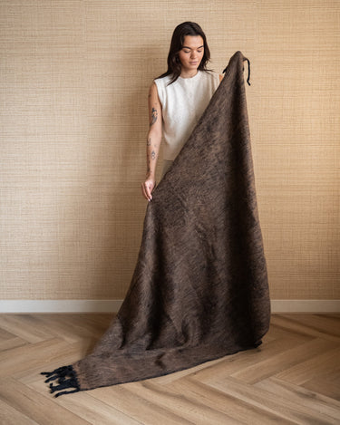 Plaid Wool Blend Brown - Things I Like Things I Love