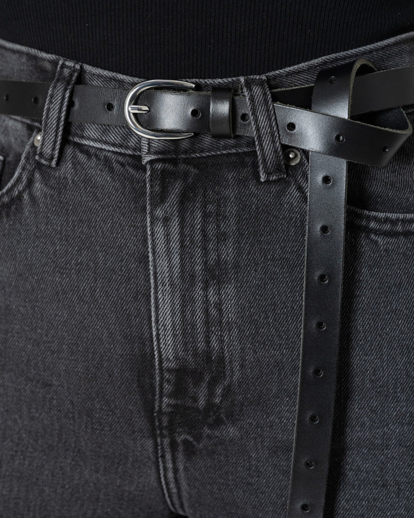 Plain Leather Belt Black - Things I Like Things I Love