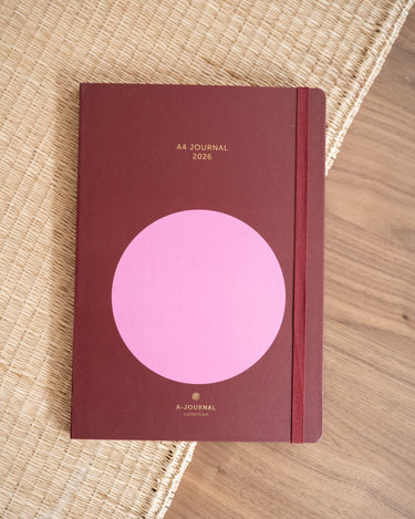Planner 2026 Sunrise Burgundy/Pink - Things I Like Things I Love