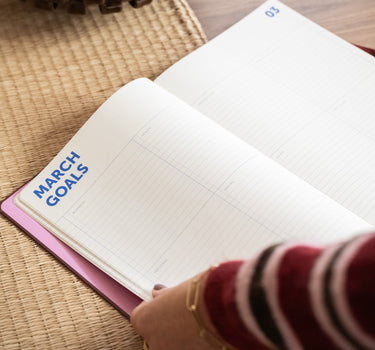 Planner 2026 Sunrise Burgundy/Pink - Things I Like Things I Love