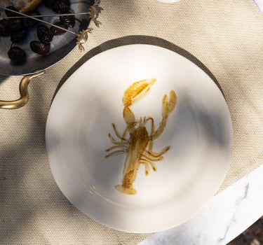 Plate Lobster Ceramic - Things I Like Things I Love
