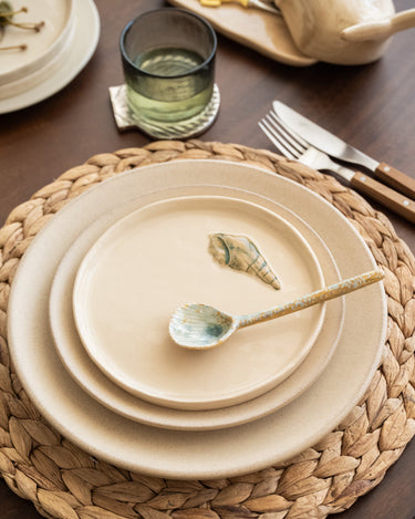 Plate Shell Ceramic - Things I Like Things I Love