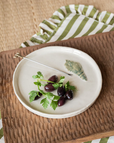 Plate Shell Ceramic - Things I Like Things I Love