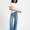 Pleated Slouchy Jeans Blue - Things I Like Things I Love