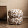 Pouf Anic Pattern Brown - Things I Like Things I Love
