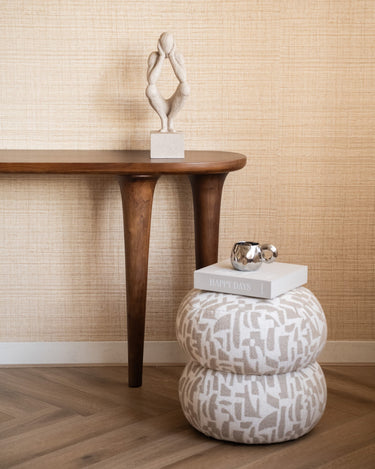 Pouf Anic Pattern Sand - Things I Like Things I Love