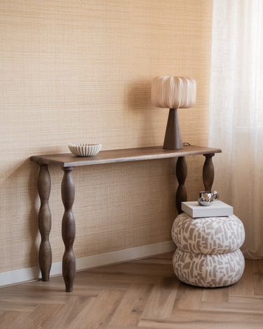 Pouf Anic Pattern Sand - Things I Like Things I Love